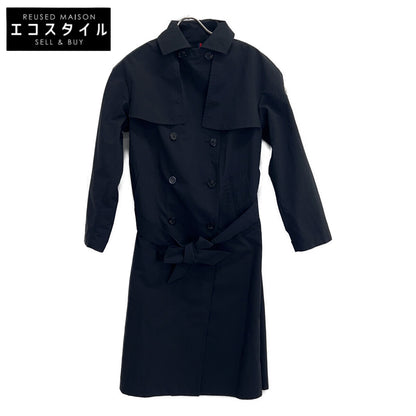 MONCLER モンクレール D10934901305 ブラック ダブルブレスト ROCHE ナイロン トレンチコート コート