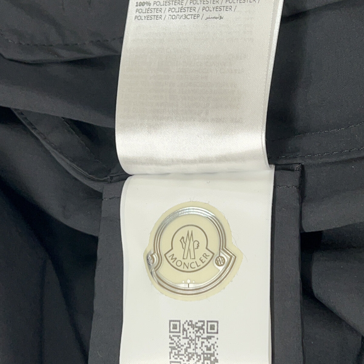 MONCLER モンクレール D10934901305 ブラック ダブルブレスト ROCHE ナイロン トレンチコート コート