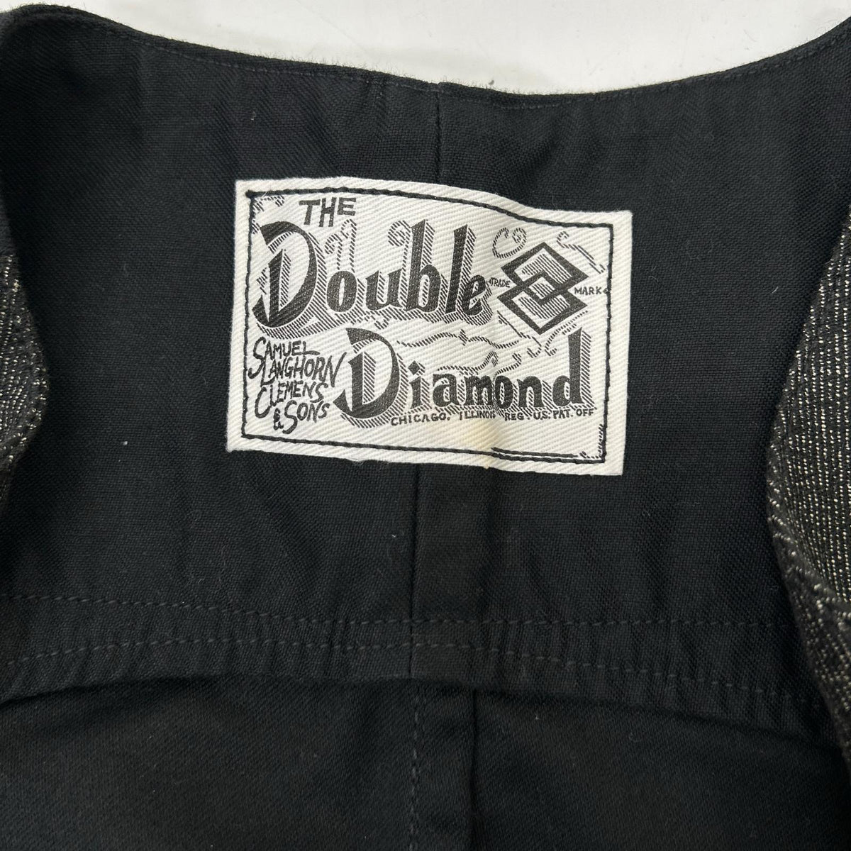 THE REAL MCCOY'S THE REAL MCCOY'S Gray DOUBLE DIAMOND Label Vest Vest