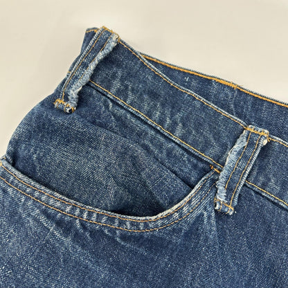 LEVI'S リーバイス 70-80s 646-0217 ブルー 42TALONジップ 均等V オレンジタブ ベルボトム ボトムス