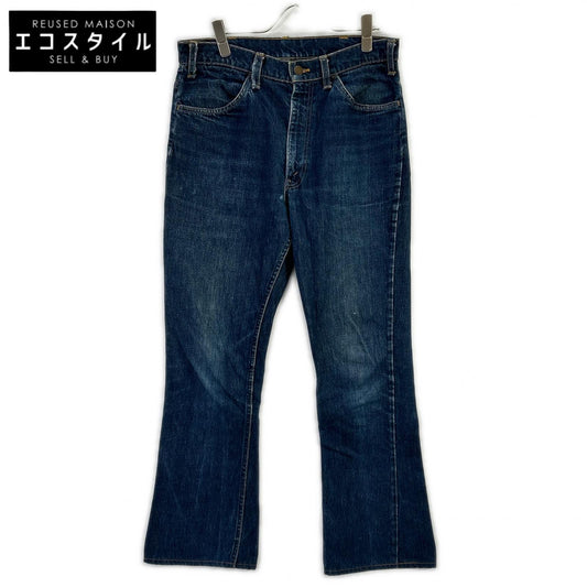 LEVI'S リーバイス 70-80s 646-0217 ブルー 42TALONジップ 均等V オレンジタブ ベルボトム ボトムス