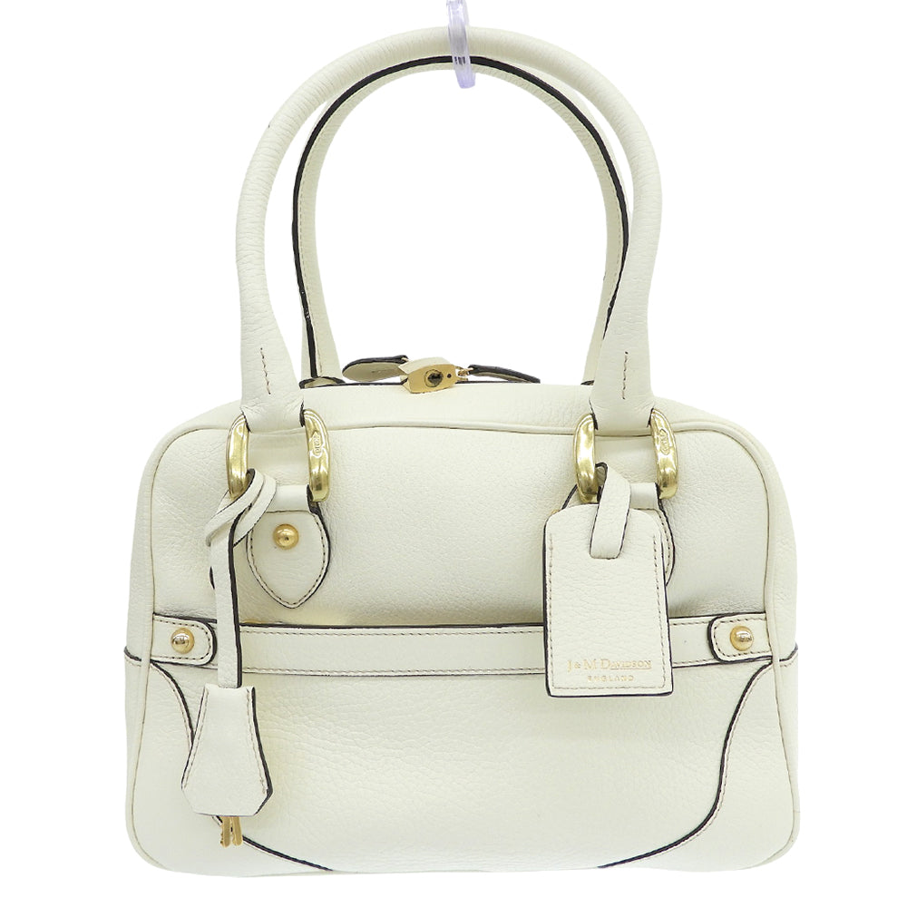 J&MDavidson ジェイアンドエムデヴィッドソン MINI MIA ミニミア ハンドバッグ レディース レザー アイボリー ハンドバッグ