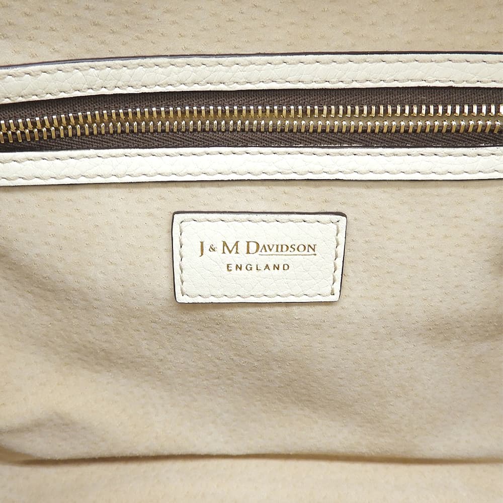 J&MDavidson ジェイアンドエムデヴィッドソン MINI MIA ミニミア ハンドバッグ レディース レザー アイボリー ハンドバッグ
