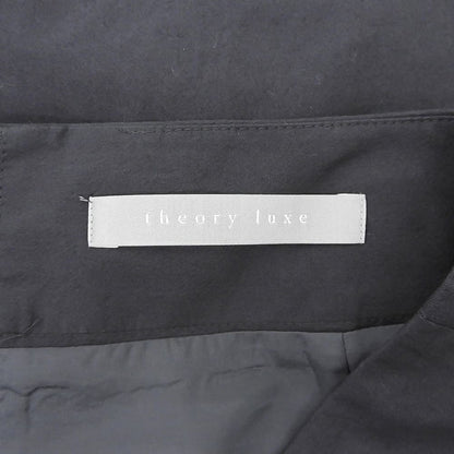 theory luxe セオリーリュクス 美品 HARVEY タックデザイン ロングスカート レディース ブラック 38 24SS スカート