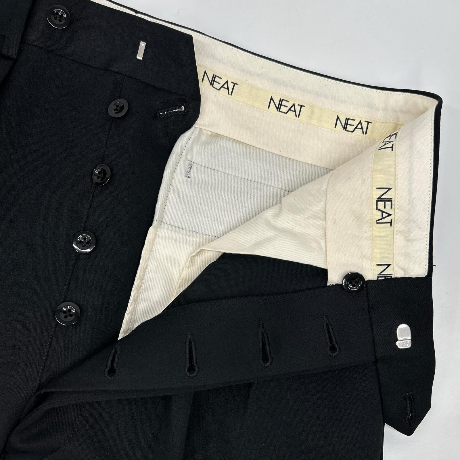 NEAT ニート 【×URBS】ブラック GRAN-TEX WIDE TAPERED ボトムス
