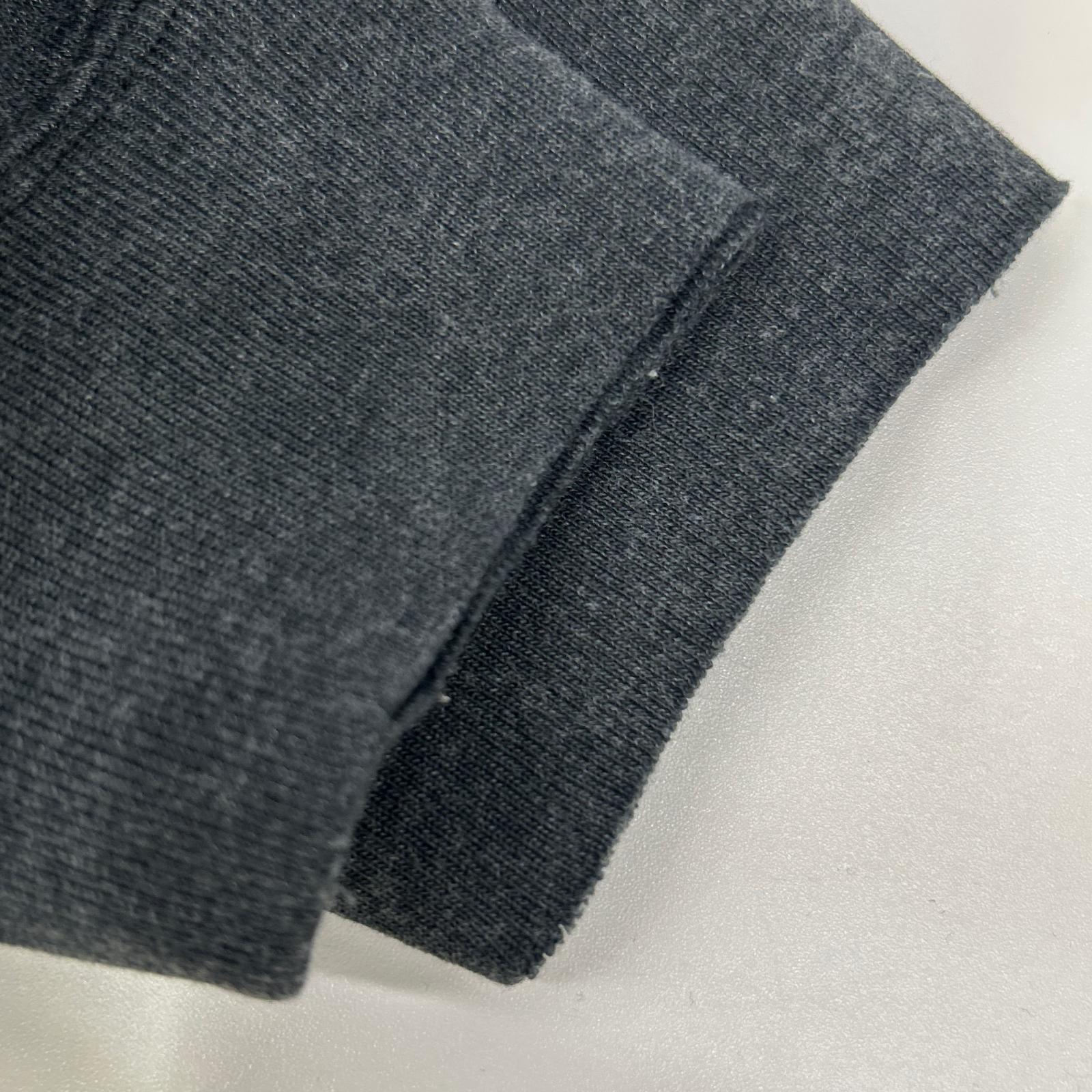 ACNE STUDIOS アクネ ストゥディオズ チャコール ダメージ加工 ガーメントダイ ロゴスウェットトップス トップス