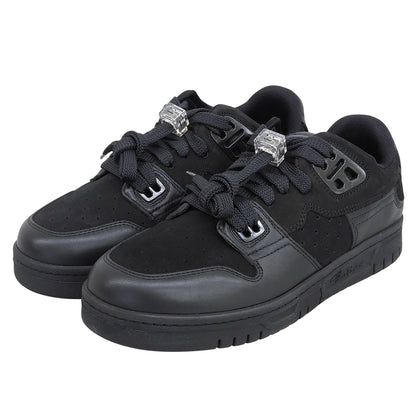 ACNE STUDIOS アクネ ストゥディオズ 新品同様 08STHLM LOW ES MIX M スエード ローカットスニーカー レディース ブラック 25.5cm BD0220 シューズ