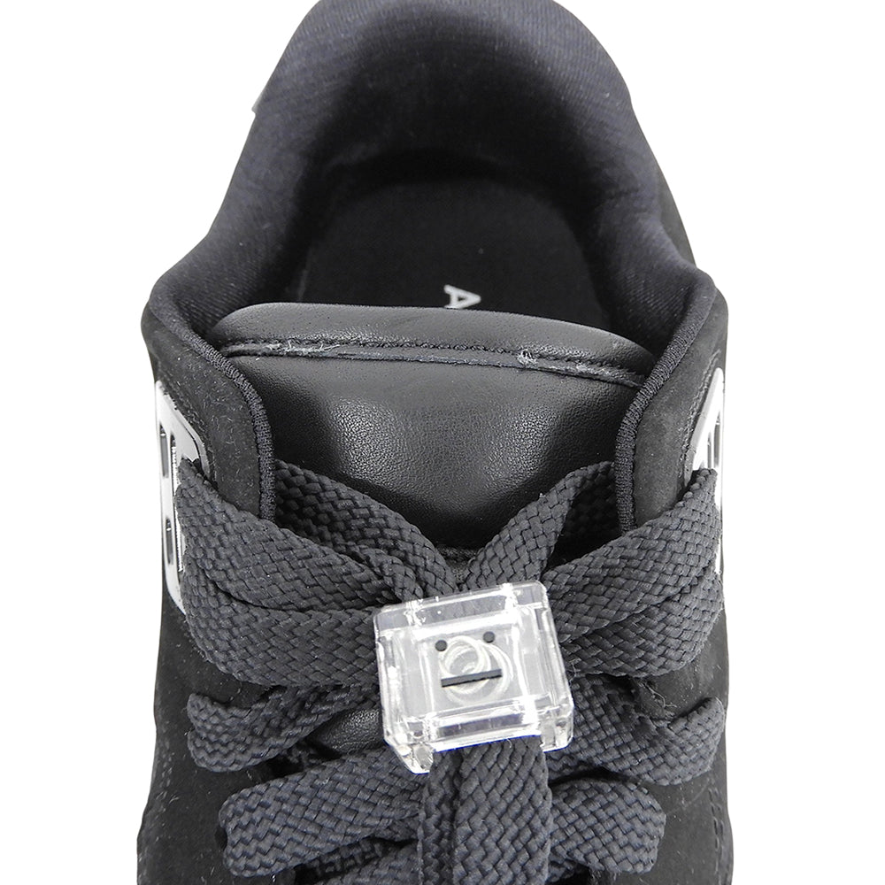 ACNE STUDIOS アクネ ストゥディオズ 新品同様 08STHLM LOW ES MIX M スエード ローカットスニーカー レディース ブラック 25.5cm BD0220 シューズ