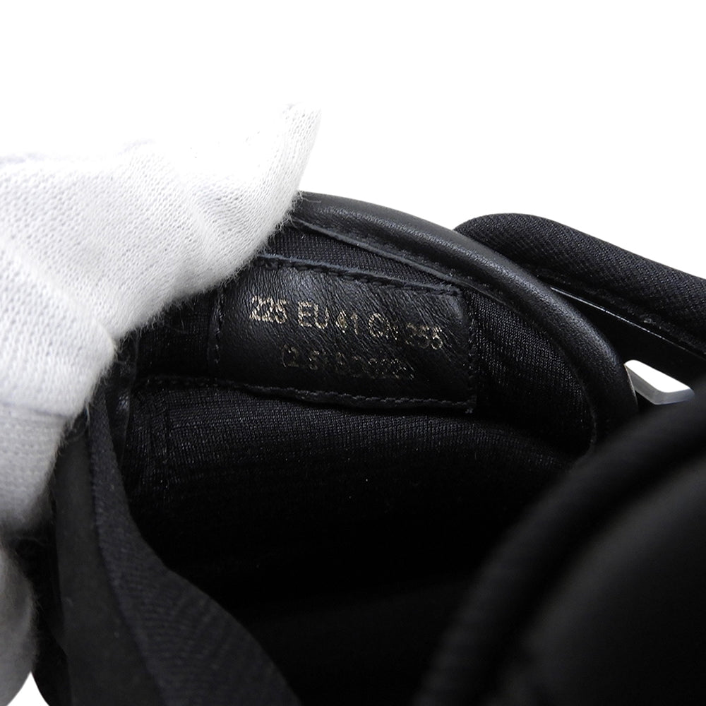 ACNE STUDIOS アクネ ストゥディオズ 新品同様 08STHLM LOW ES MIX M スエード ローカットスニーカー レディース ブラック 25.5cm BD0220 シューズ