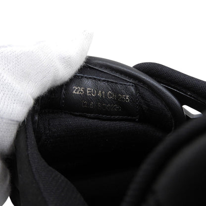 ACNE STUDIOS アクネ ストゥディオズ 新品同様 08STHLM LOW ES MIX M スエード ローカットスニーカー レディース ブラック 25.5cm BD0220 シューズ