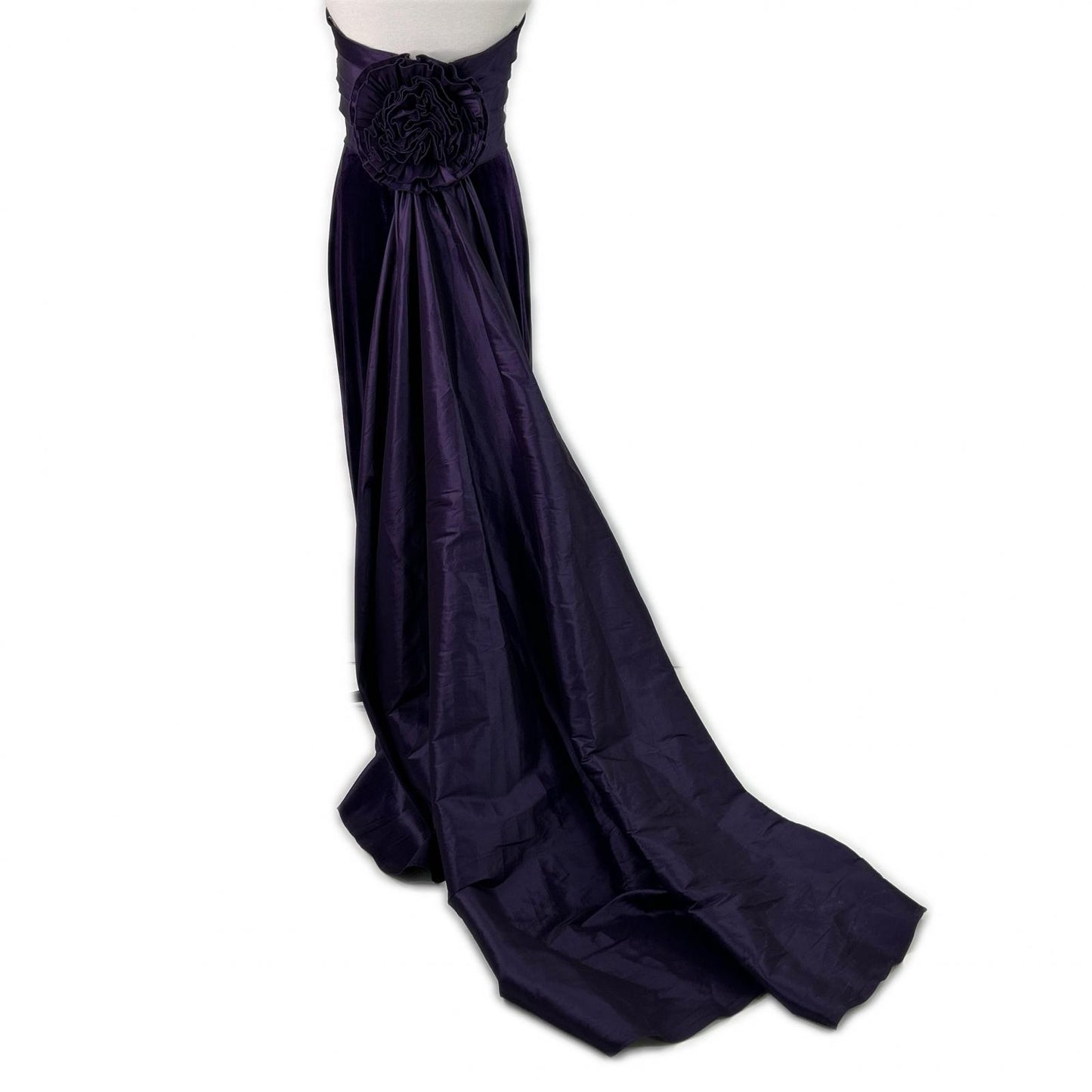 TADASHI SHOJI タダシショージ BAL23519L パープル コンリー・ロゼットバック・ストラップレスドレスワンピース ワンピース