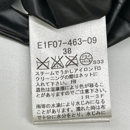 Burberry Blue Label バーバリーブルーレーベル E1F07-463-09 ブラック×カーキ ナイロン リバーシブルダウンジャケット ジャケット