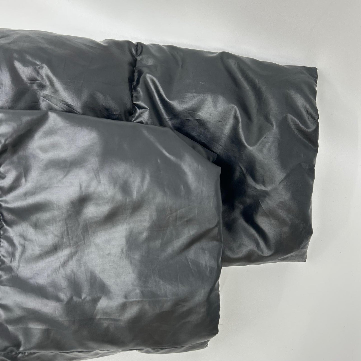 Burberry Blue Label BURBERRY BLUE LABEL E1F07-463-09 Black×Khaki nylon reversible down jacket jacket
