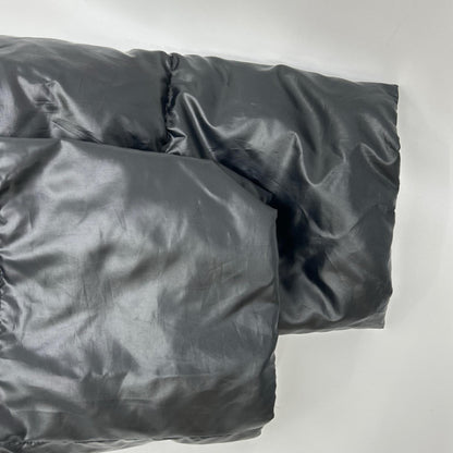 Burberry Blue Label BURBERRY BLUE LABEL E1F07-463-09 Black×Khaki nylon reversible down jacket jacket
