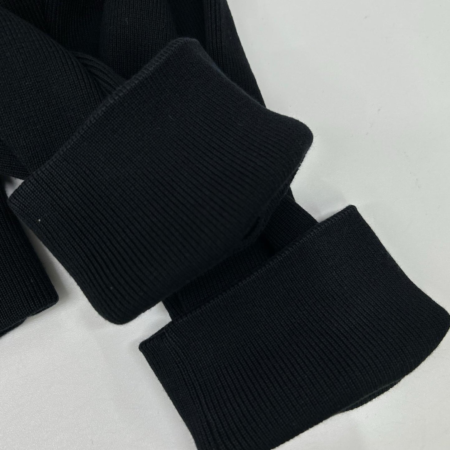 MONCLER モンクレール 20年製 ブラック ナイロン×コットン TRICOT CARDIGAN ジップアップフーテッドジャケット ジャケット