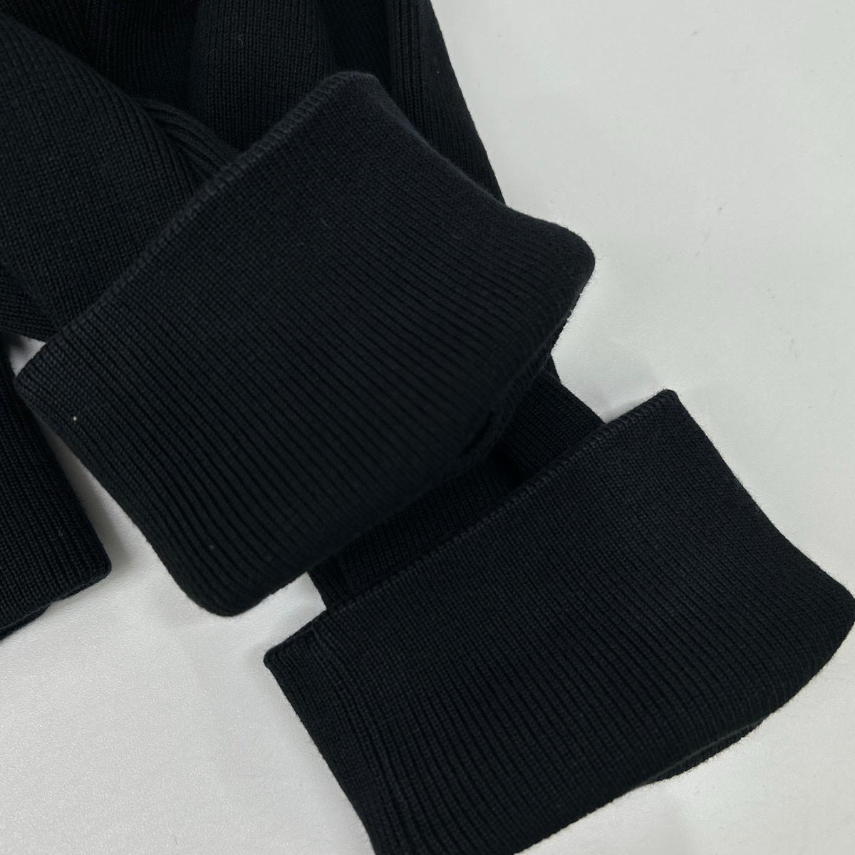 MONCLER モンクレール 20年製 ブラック ナイロン×コットン TRICOT CARDIGAN ジップアップフーテッドジャケット ジャケット