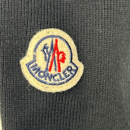 MONCLER モンクレール 20年製 ブラック ナイロン×コットン TRICOT CARDIGAN ジップアップフーテッドジャケット ジャケット