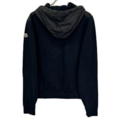 MONCLER モンクレール 20年製 ブラック ナイロン×コットン TRICOT CARDIGAN ジップアップフーテッドジャケット ジャケット
