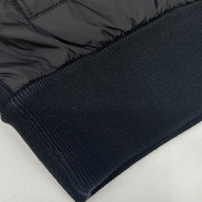 MONCLER モンクレール 20年製 ブラック ナイロン×コットン TRICOT CARDIGAN ジップアップフーテッドジャケット ジャケット