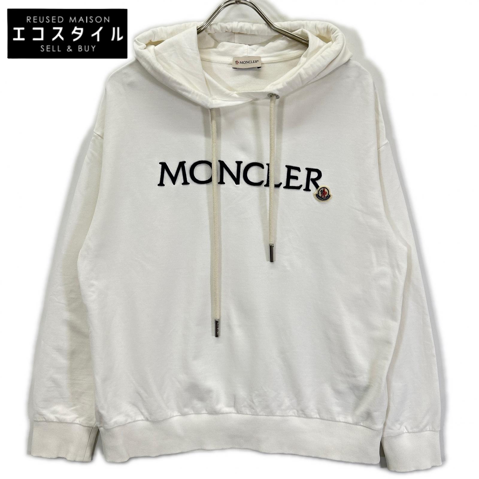 MONCLER 2023 white logo HOODIE SWEATER pullover hoodie top