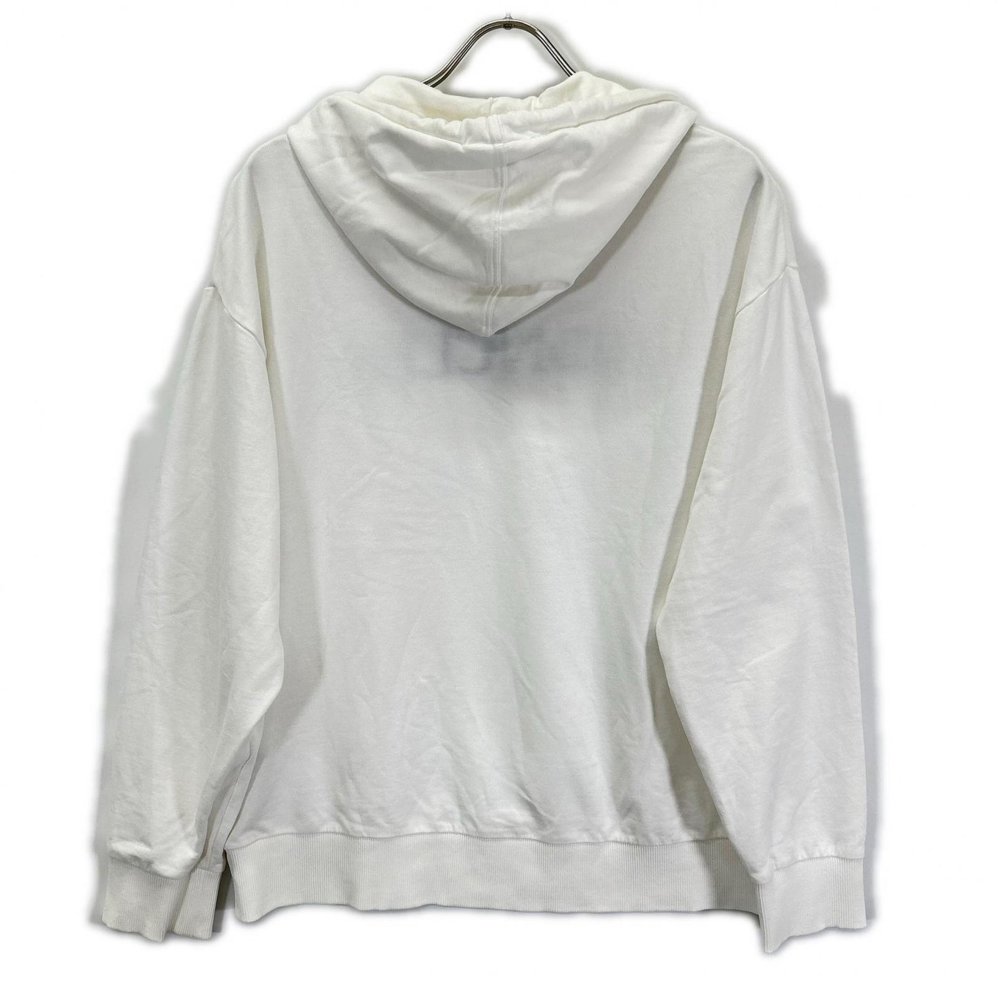 MONCLER モンクレール 23年製 ホワイト ロゴ HOODIE SWEATER プルオーバーパーカー トップス
