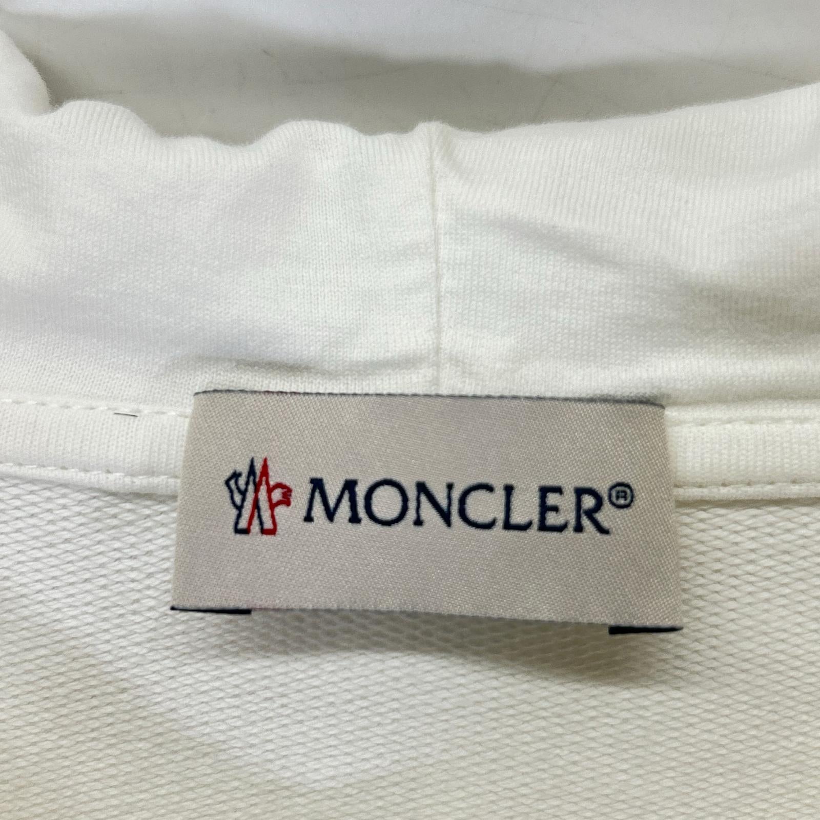 MONCLER 2023 white logo HOODIE SWEATER pullover hoodie top