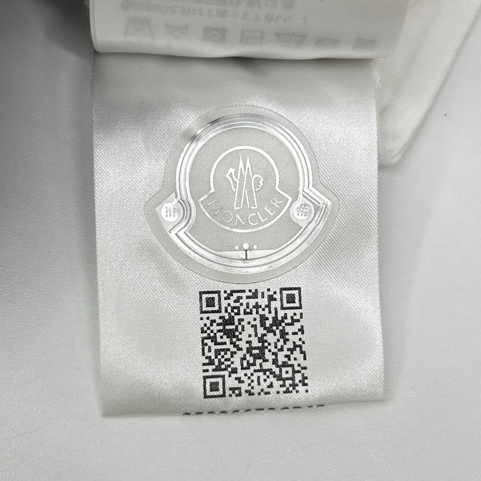 MONCLER モンクレール 23年製 ホワイト ロゴ HOODIE SWEATER プルオーバーパーカー トップス