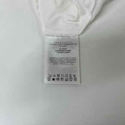MONCLER モンクレール 22SS ホワイト SS T-SHIRT トリコロールステッチデザインTシャツ トップス