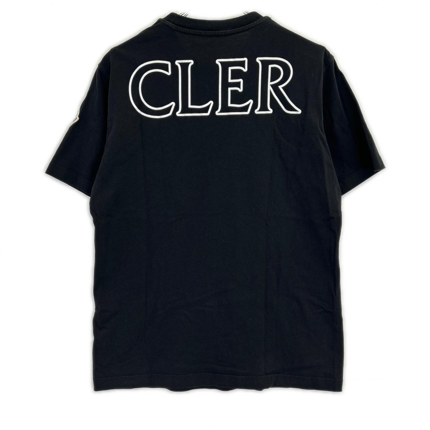 MONCLER モンクレール 22年製 ブラック コットン SS T-SHIRTS ロゴ ショートスリーブカットソー トップス