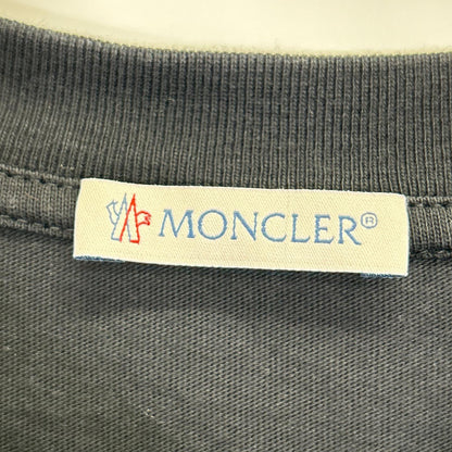 MONCLER モンクレール 22年製 ブラック コットン SS T-SHIRTS ロゴ ショートスリーブカットソー トップス