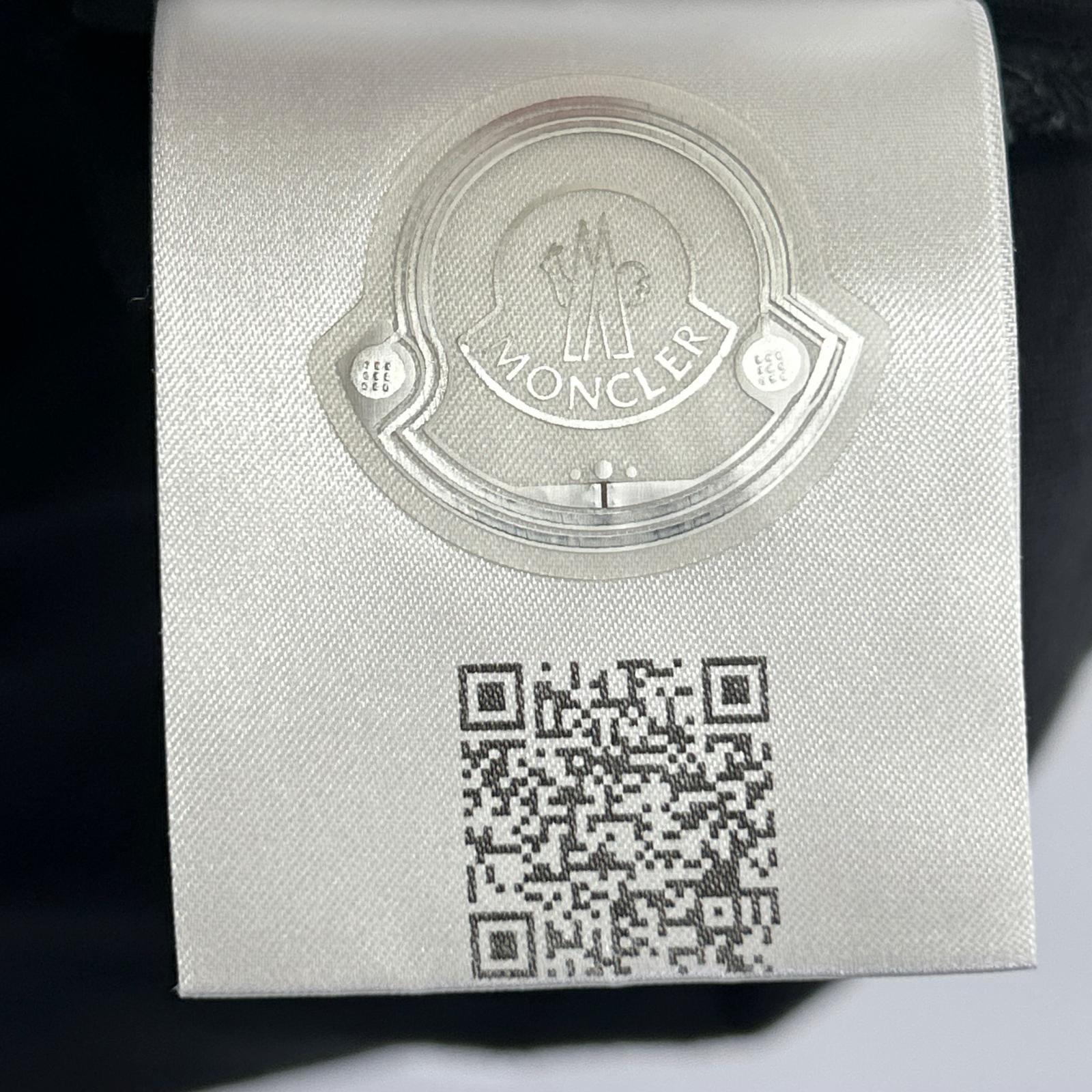 MONCLER モンクレール 22年製 ブラック コットン SS T-SHIRTS ロゴ ショートスリーブカットソー トップス