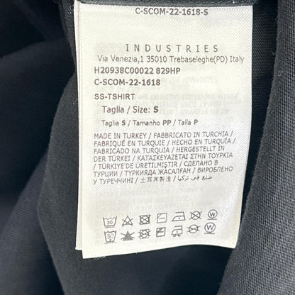MONCLER モンクレール 22年製 ブラック コットン SS T-SHIRTS ロゴ ショートスリーブカットソー トップス