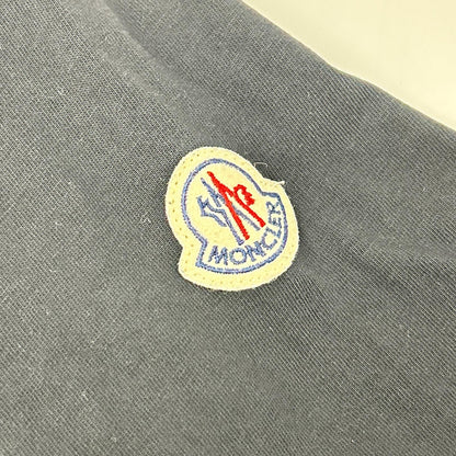 MONCLER モンクレール 22年製 ブラック コットン SS T-SHIRTS ロゴ ショートスリーブカットソー トップス