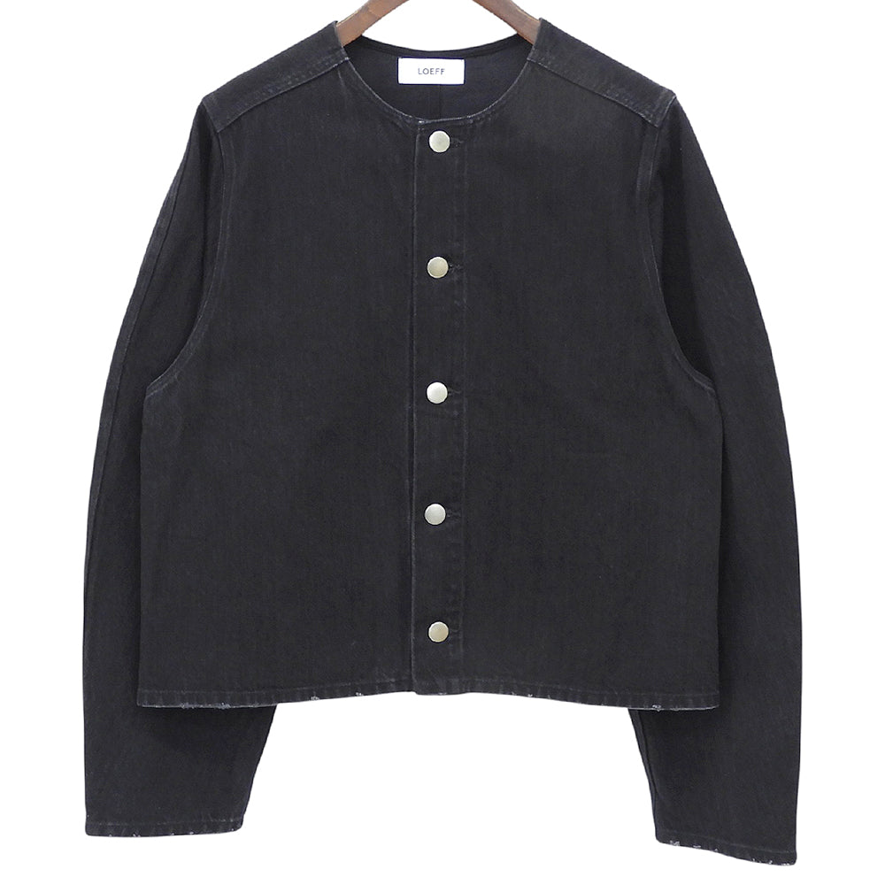 LOEFF ロエフ 11OZ デニムジャケット レディース ブラック 0 24SS ジャケット