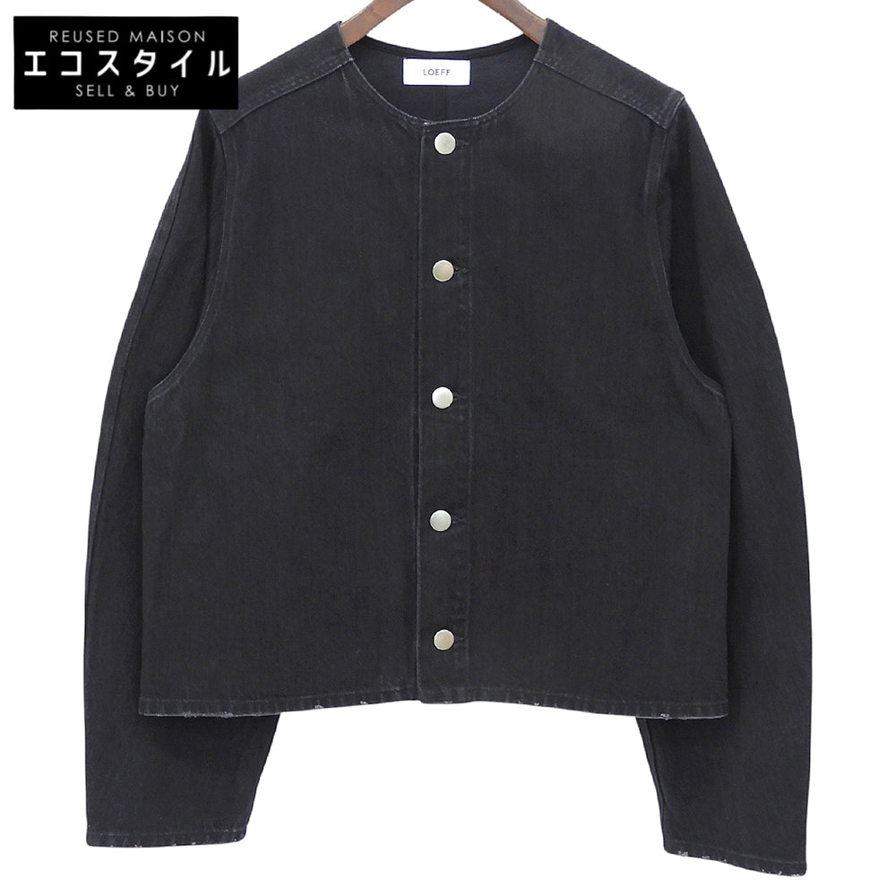 LOEFF ロエフ 11OZ デニムジャケット レディース ブラック 0 24SS ジャケット