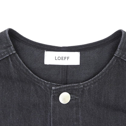LOEFF ロエフ 11OZ デニムジャケット レディース ブラック 0 24SS ジャケット