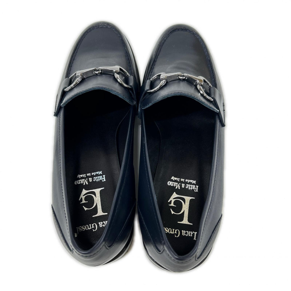 LUCA GROSSI Luca Grossi [Like new] 4811M-RA LUCA bit loafers
