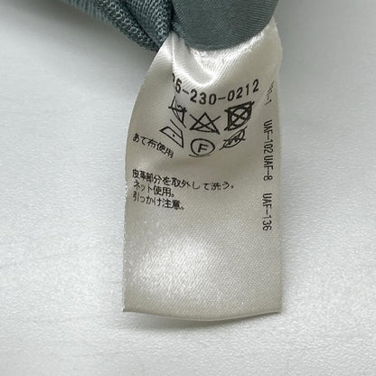 BLAMINK ブラミンク 7925ー230-0212 グリーン コットン/レーヨン切り替え ジップアップステンカラージャケット ジャケット