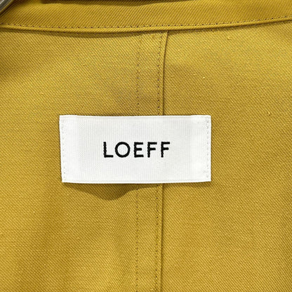 LOEFF ロエフ マスタード カルゼ テントライン ロングコート コート