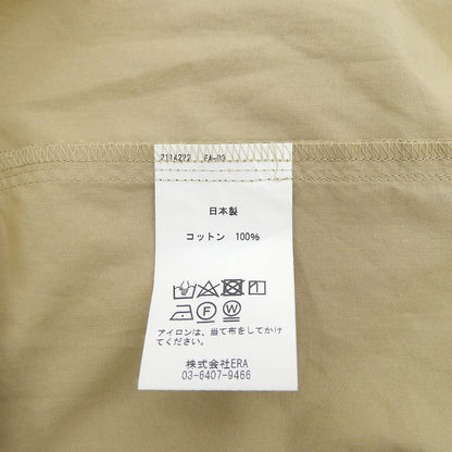 77circa ナナナナサーカ コットン100% ボウタイデザイン Vネックシャツ ワンピース レディース ベージュ ワンピース