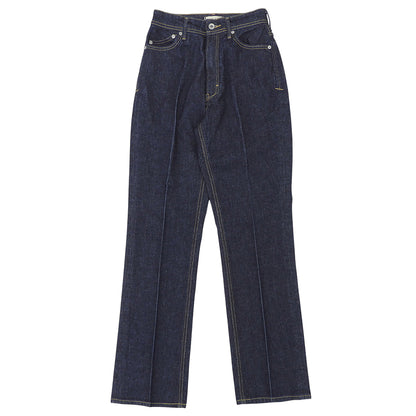 YANUK ヤヌーク Center Crease StraightDenim パンツ ボトムス レディース インディゴ 25 ボトムス