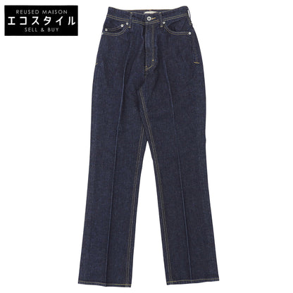 YANUK ヤヌーク Center Crease StraightDenim パンツ ボトムス レディース インディゴ 25 ボトムス