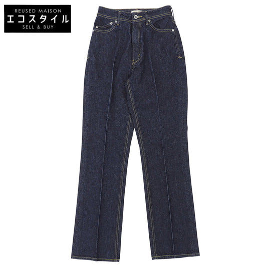 YANUK ヤヌーク Center Crease StraightDenim パンツ ボトムス レディース インディゴ 25 ボトムス