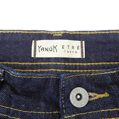 YANUK ヤヌーク Center Crease StraightDenim パンツ ボトムス レディース インディゴ 25 ボトムス