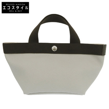 Herve Chapelier エルベシャプリエ 美品 リュクス 舟型トート S トートバッグ レディース コーテッドキャンバス マスティック×モカ 701GP トートバッグ