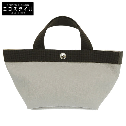 Herve Chapelier エルベシャプリエ 美品 リュクス 舟型トート S トートバッグ レディース コーテッドキャンバス マスティック×モカ 701GP トートバッグ
