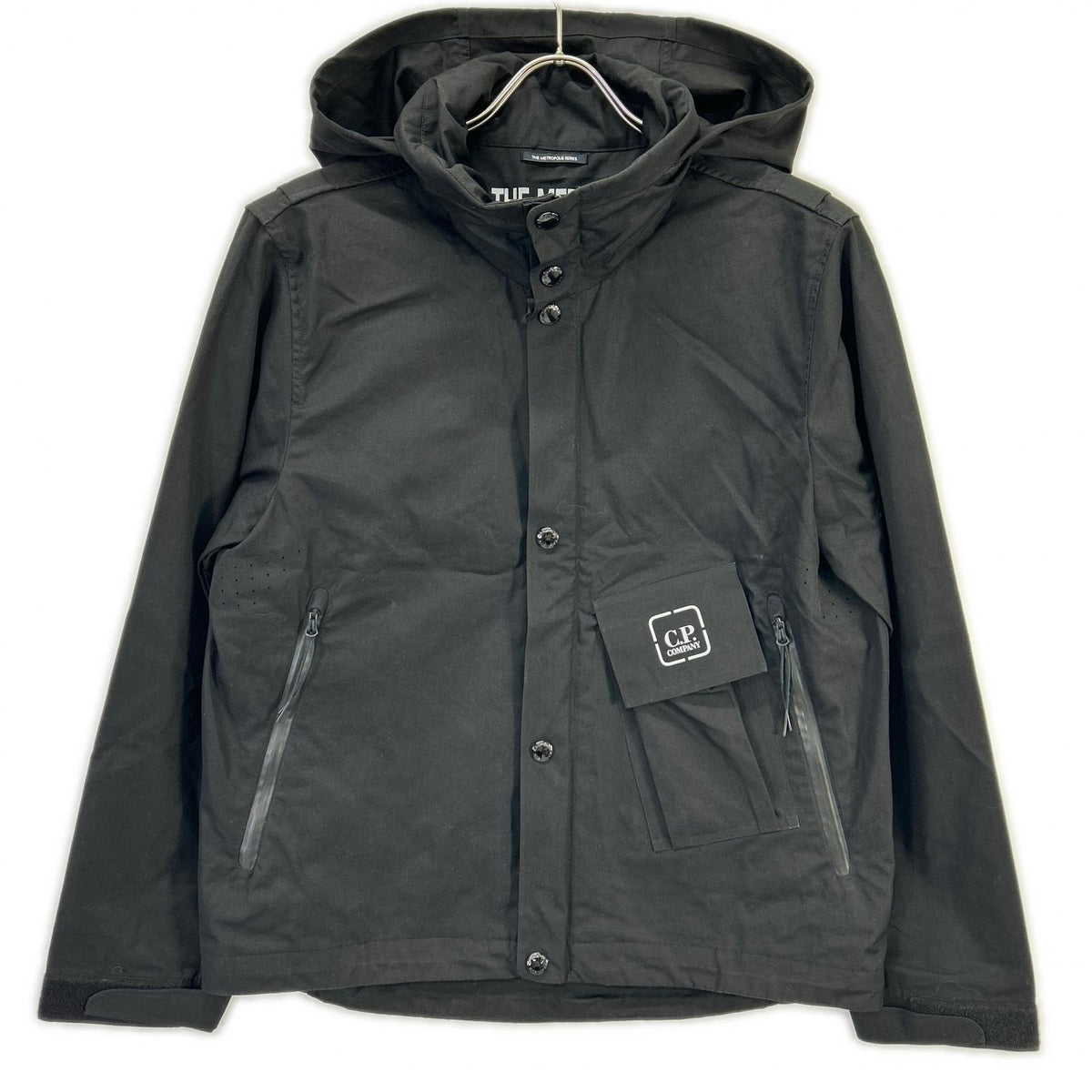 C.P.COMPANY C.P.COMPANY 16CLOW008A 24SS Black Metropolis Series HyST Stand Collar Jacket jacket