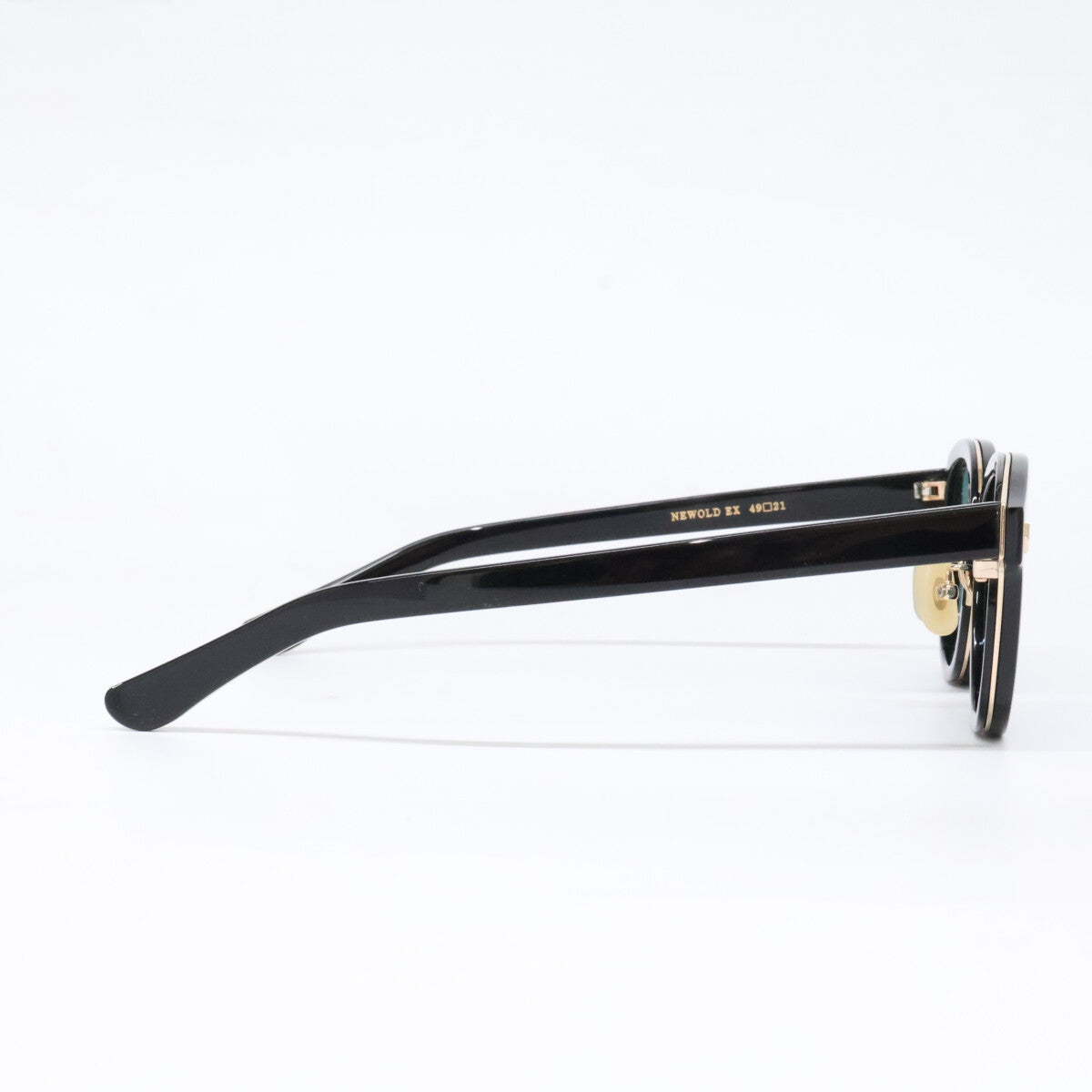 ayame 【Excellent condition】NEWOLD EX BK New Old EX combination Boston-shaped sunglasses