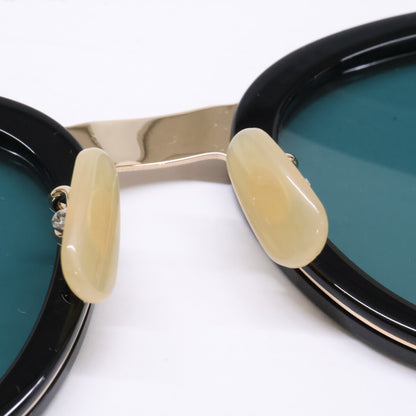 ayame 【Excellent condition】NEWOLD EX BK New Old EX combination Boston-shaped sunglasses
