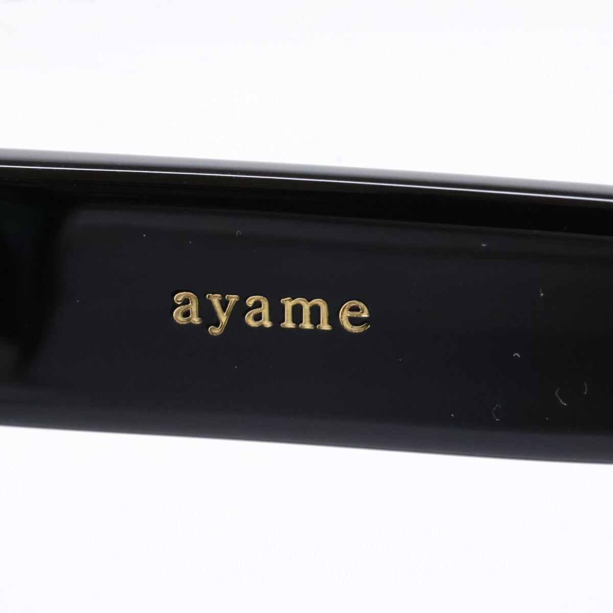 ayame アヤメ 【美品】LAYS BK レイズ オーバルシェイプ テレビジョンカット サングラス